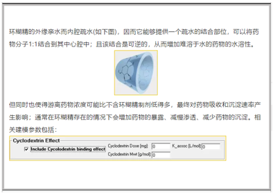 問(wèn)題解答 | GastroPlus的環(huán)糊精效應設置中，各個(gè)參數的含義是什么？